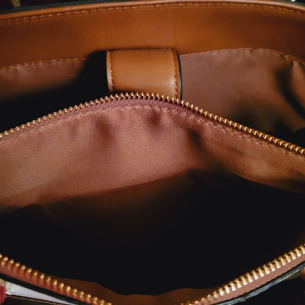 A New Day navy , tan, and cream tote - Picture 6 of 8